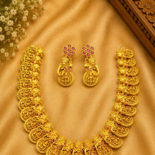 Panchaloha five-metal alloy necklace set